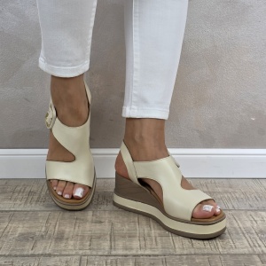 MANOS.RO Sandale dama piele naturala GOLD DEER SP858 - Img 3