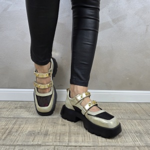 Pantofi casual/sport dama MANOS.RO piele naturala PV2136 - Img 3