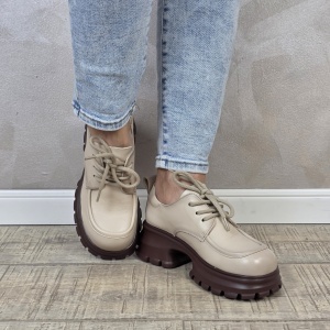 Pantofi dama casual FORMAZIONE piele naturala PC2358 - Img 3