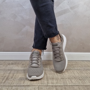 Pantofi dama sport din material textil Skechers® Squad Chaos Slip-Ins,177500 TPE Maro taupe - Img 2