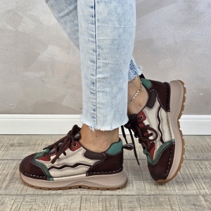 Pantofi dama sport FEELING piele naturala PS820 - Img 4