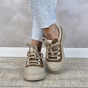 Pantofi dama sport FEELING piele naturala PS824 - Img 4