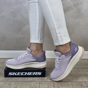 Pantofi dama sport Skechers® Bobs Squad 4 Staple Look purple 117624 PRMT