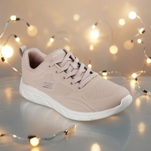 Pantofi dama sport Skechers® Bobs Squad Chaos 117715 TAN