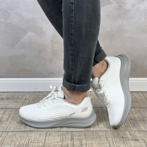 Pantofi dama sport Skechers® Bobs Squad Chaos 117731 WHT - Img 2
