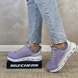 Pantofi dama sport Skechers® ,GLIDE-STEP, din material textil 303654 LVMT - Img 5