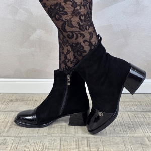 Botine/Ghete dama piele naturala MANOS.RO BT347