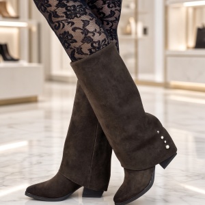 Botine/Ghete dama piele naturala MANOS.RO CD402