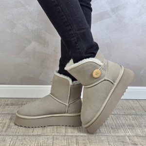 MANOS.RO Ghete dama piele naturala Water Repellent ANA VIOTTI GD2529 - Img 2