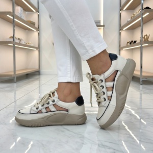 MANOS.RO Pantofi dama casual sport piele naturala FEEL PS752