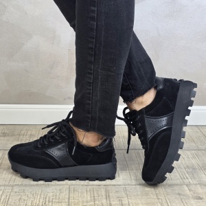 MANOS.RO Pantofi dama casual sport piele naturala FILIPPO PS848 - Img 2