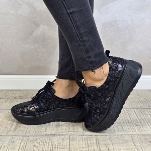 MANOS.RO Pantofi dama casual sport piele naturala FILIPPO PS887 - Img 4