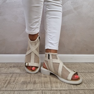 MANOS.RO Sandale Fashion dama piele naturala SF2046 - Img 3