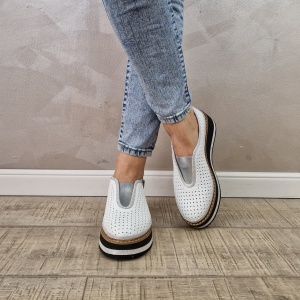 Pantofi casual/sport dama MANOS.RO piele naturala PC2210 - Img 2