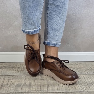 Pantofi dama casual FORMAZIONE piele naturala PC2451 - Img 2