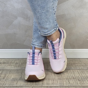 Pantofi dama sport Skechers®, GLIDE-STEP, din material textil 303654L LTPK - Img 7