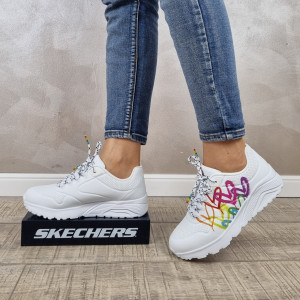 Pantofi dama sport Skechers® Uno Lite - Easy Zip 314061L WMLT
