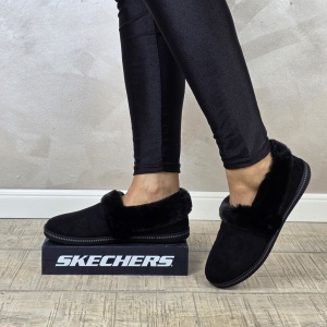 Papuci CASA dama Skechers 32777 BBK