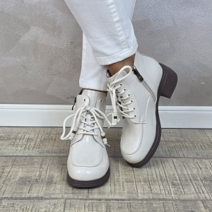 Botine/Ghete dama piele naturala ANNA VIOTTI GD2593 - Img 3