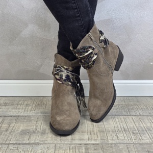 Botine/Ghete dama piele naturala MANOS.RO BT335 - Img 5