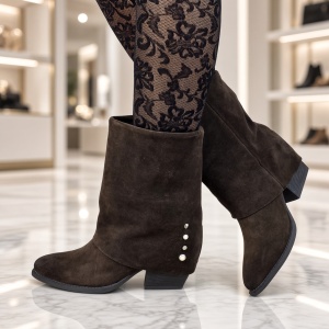 Botine/Ghete dama piele naturala MANOS.RO BT338