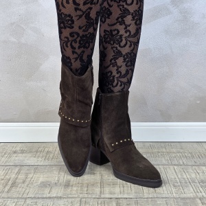 Botine/Ghete dama piele naturala MANOS.RO BT358 - Img 3