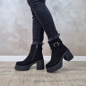 Ghete dama piele naturala MANOS.RO GD1750 - Img 2
