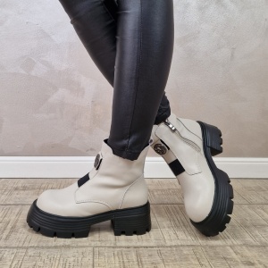 MANOS.RO Ghete dama piele naturala FILIPPO GD2128 - Img 4