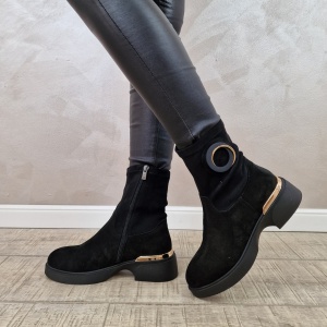 MANOS.RO Ghete dama piele naturala GD2190