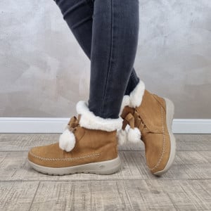 MANOS.RO Ghete dama piele naturala Skechers 144004 CSNT - Img 4