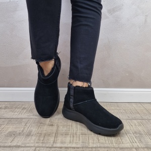 MANOS.RO Ghete dama Skechers 144850 BBK - Img 2
