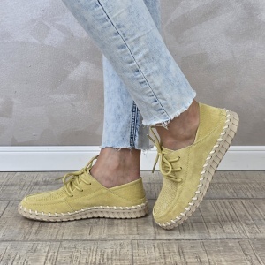 MANOS.RO Pantofi dama casual sport piele naturala FILIPPO PC2392 - Img 4