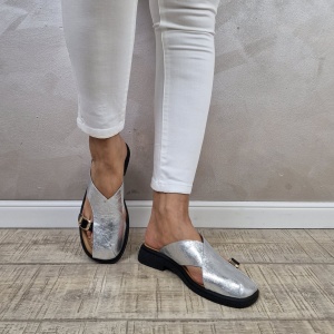 MANOS.RO Papuci/Sandale dama piele naturala GOLD DEER SV1555 - Img 2