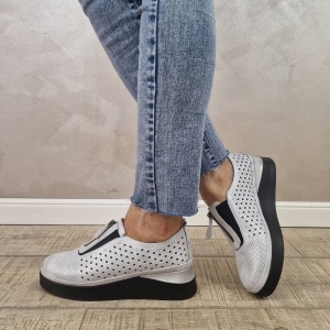 Pantofi casual/sport dama MANOS.RO piele naturala PP390 - Img 3