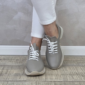 Pantofi casual/sport dama MANOS.RO piele naturala PS700 - Img 3