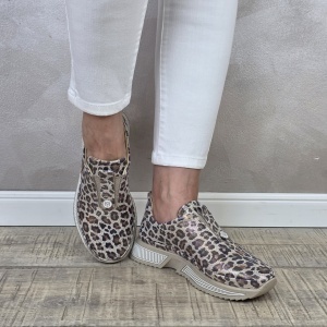 Pantofi casual/sport dama MANOS.RO piele naturala PS701 - Img 3