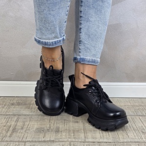 Pantofi dama casual FORMAZIONE piele naturala PC2446 - Img 5