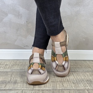 Pantofi dama casual Formazione piele naturala PV2148 - Img 4