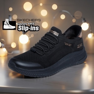 Pantofi dama sport Skechers® Bobs Skillz - Too Essential 117743 BBK