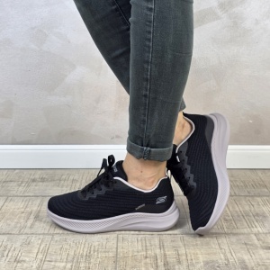 Pantofi dama sport Skechers® Bobs Squad Chaos 117731 BLK - Img 4