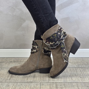 Botine/Ghete dama piele naturala MANOS.RO BT335 - Img 2
