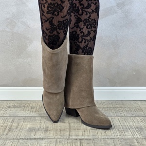 Botine/Ghete dama piele naturala MANOS.RO BT340 - Img 3
