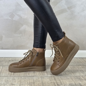 MANOS.RO Ghete dama casual Formazione piele naturala GD2374