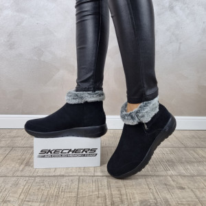 MANOS.RO Ghete dama Skechers 144041 BKGY