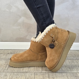 MANOS.RO Ghete/Pantofi dama piele naturala Water Repellent ANA VIOTTI GD2623 - Img 4