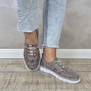 MANOS.RO Pantofi dama casual sport piele naturala FILIPPO PC2391 - Img 3