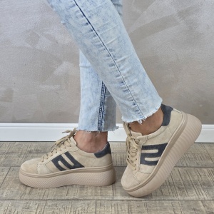 MANOS.RO Pantofi dama casual sport piele naturala Filippo PS685 - Img 5