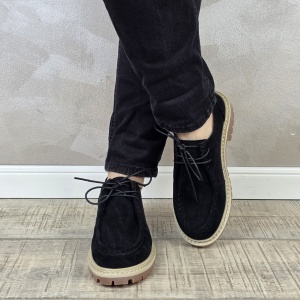 MANOS.RO Pantofi dama casual sport piele naturala negri Filippo PC2335 - Img 4