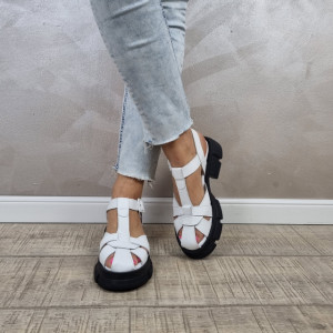MANOS.RO Sandale casual dama piele naturala SP690 - Img 3