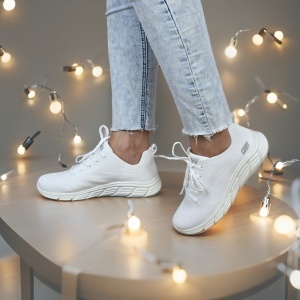 Pantofi dama sport Skechers® Bobs B Flex W 117591 WHT
